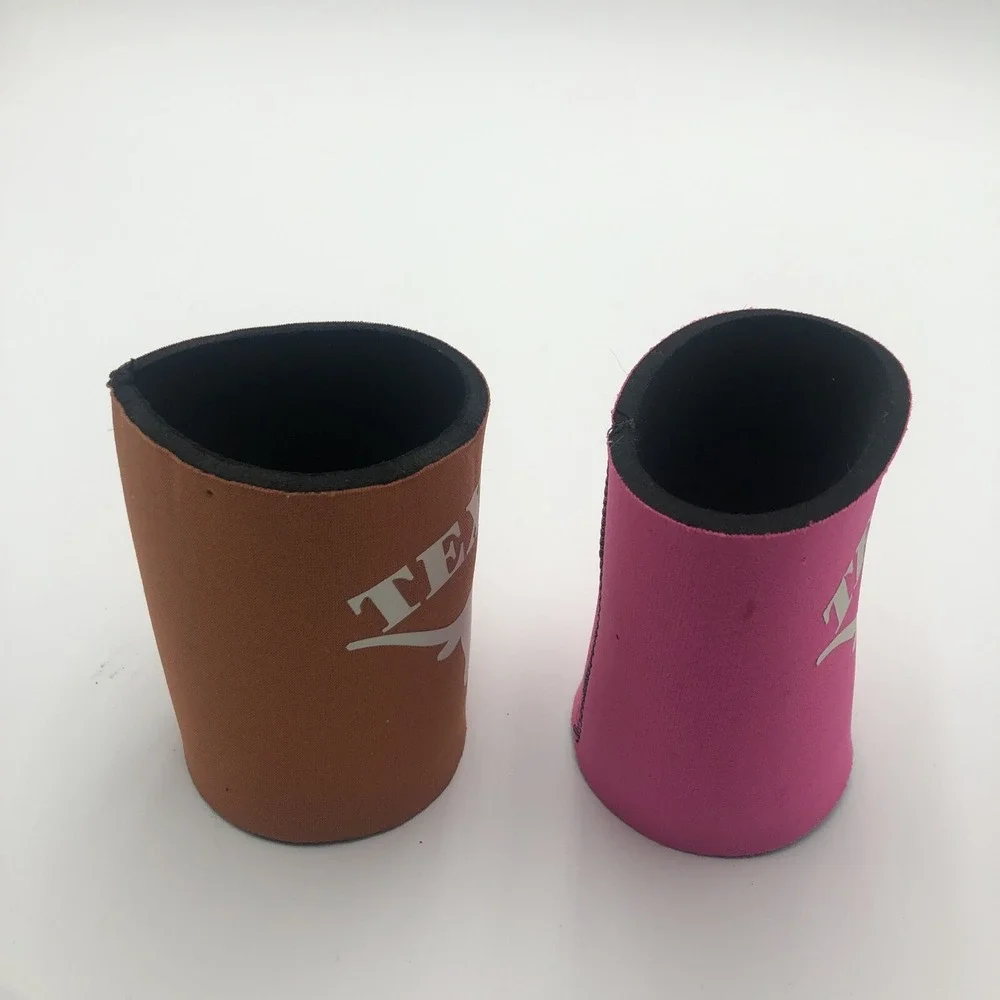 Texas‎ Long Horns Beer Coozi's Brown Pink His And Hers Set Of Two Preowned Used